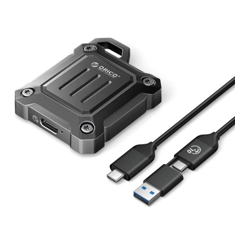 Obudowa na dysk Orico XAM2-G2-BK-BP M.2 NVMe 2230, USB-C 10 Gbps, wzmocniona, metalowa