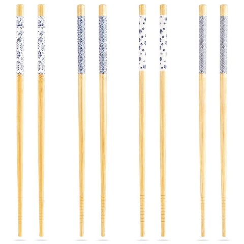 Pałeczki bambusowe do sushi zestaw 8 szt. 24 cm