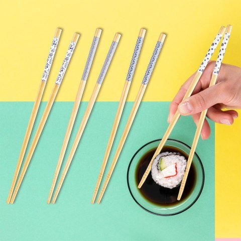 Pałeczki bambusowe do sushi zestaw 8 szt. 24 cm