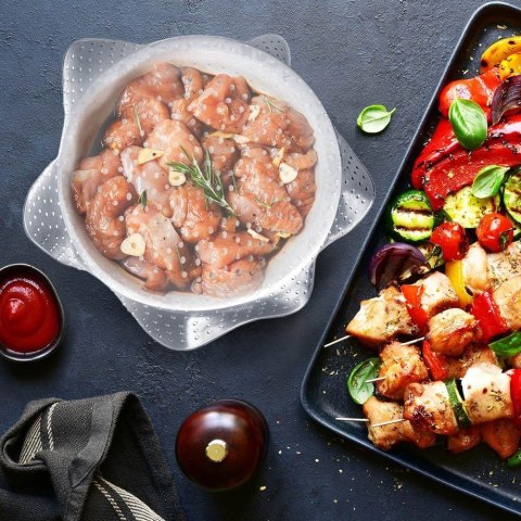 Pokrywki uniwersalne silikonowe do żywności zestaw pokrywek 3 sztuki