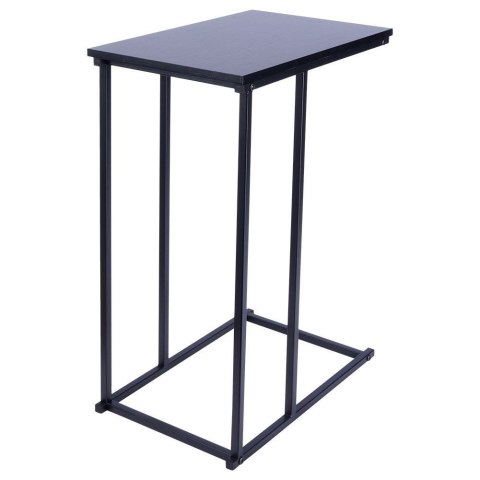 Stolik kawowy metalowy czarny boczny 40x26x58 cm