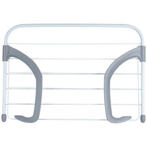 Suszarka na pranie na kaloryfer metalowa biała rozkładana 55x50,5 cm