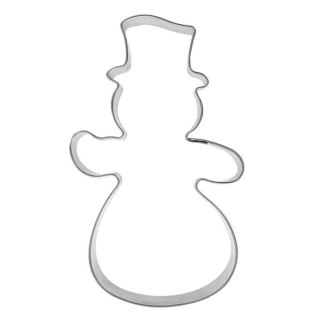 Wykrawacz cukierniczy stalowy / foremka do ciastek pierników bałwan 10 cm