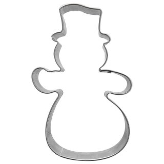 Wykrawacz cukierniczy stalowy / foremka do ciastek pierników bałwan 7,5 cm