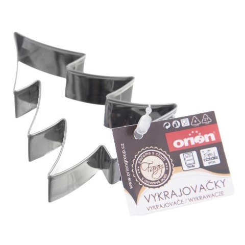 Wykrawacz cukierniczy stalowy / foremka do ciastek pierników choinka 6,7 cm