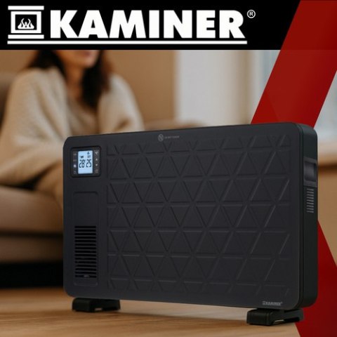 Grzejnik elektryczny- czarny Ziflo Kaminer 26403