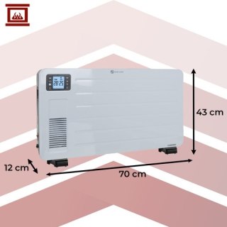 Grzejnik elektryczny- biały Ziflo Kaminer 26402