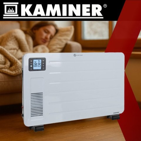 Grzejnik elektryczny- biały Ziflo Kaminer 26402