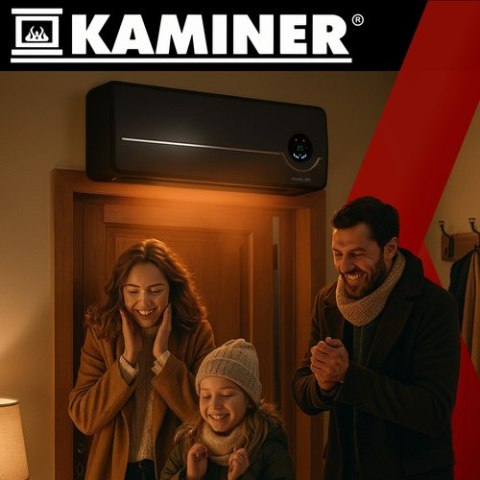 Grzejnik- kurtyna powietrzna Airo Kaminer 26388 — urządzenie 2 w 1