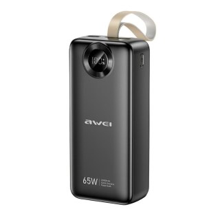 Powerbank Awei PA-34 30000mAh 65W 2xUSB-A 1xUSB-C Fast Charge czarny