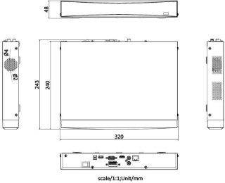 Rejestrator IP Hikvision DS-7608NXI-K1 D Alarm4+1 PL