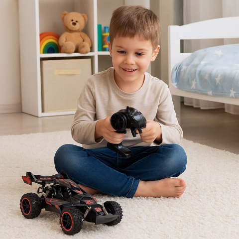 Samochód zdalnie sterowany terenowy auto RC skala 1:18 napęd na tył akumulator 3.7V 500mAh