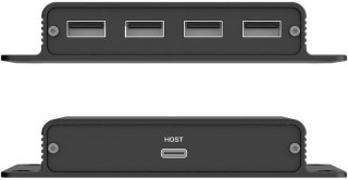 Unitek Przedłużacz USB-C na 4× USB-A przez Ethernet, zasięg do 150 m 480Mbps