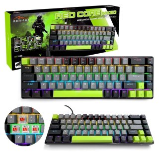 Klawiatura przewodowa Media-Tech MT1260 60% RED CORE MX60 mechaniczna