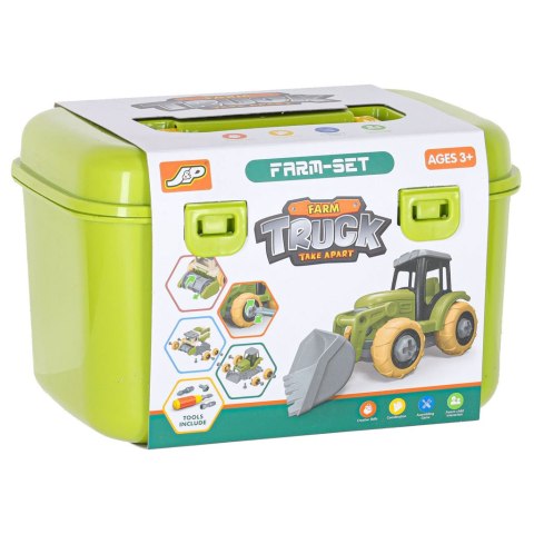 Gospodarstwo rolne farma traktor do skręcenia