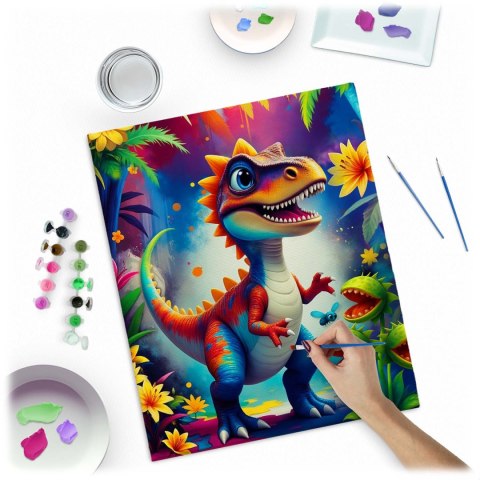 Obraz do malowania po numerach 40x50 cm Massido Dino