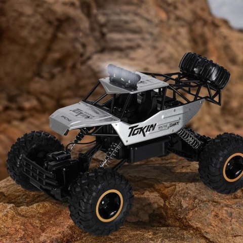 Samochód RC Rock Crawler 1:12 4WD METAL srebrny