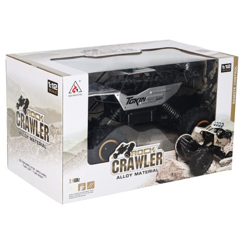 Samochód RC Rock Crawler 1:12 4WD METAL srebrny