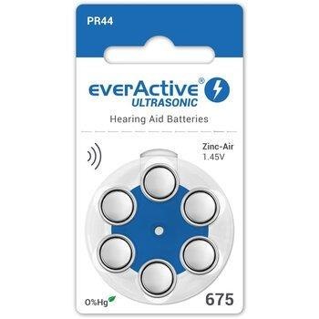 Baterie do aparatów słuchowych 675 / PR44 everActive ULTRASONIC 675- 6 sztuk Baterie do aparatów słuchowych 675 / PR44 everActive ULTRASONIC 675- 6 sztuk