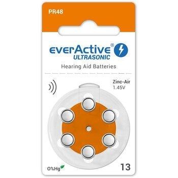 Baterie do aparatów słuchowych everActive ULTRASONIC 13- 6 sztuk Baterie do aparatów słuchowych everActive ULTRASONIC 13- 6 sztuk