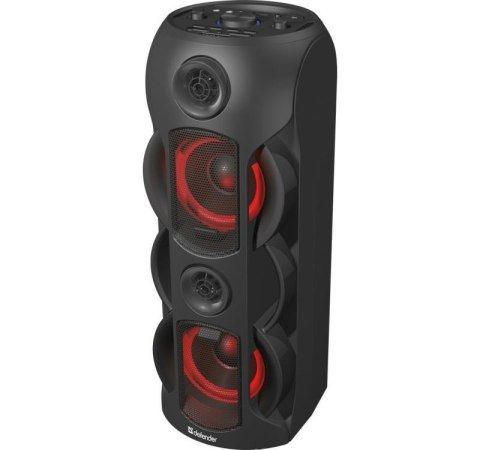 Głośnik Defender G78 Bluetooth 70W MP3/FM/SD/USB/AUX/TWS/LED KARAOKE czarny Głośnik Defender G78 Bluetooth 70W MP3/FM/SD/USB/AUX/TWS/LED KARAOKE czarny