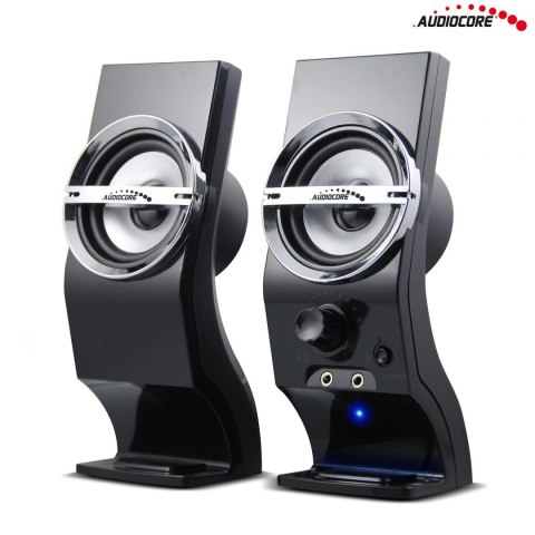 Głośniki Audiocore AC805 komputerowe 6W, USB, czarne Głośniki Audiocore AC805 komputerowe 6W, USB, czarne
