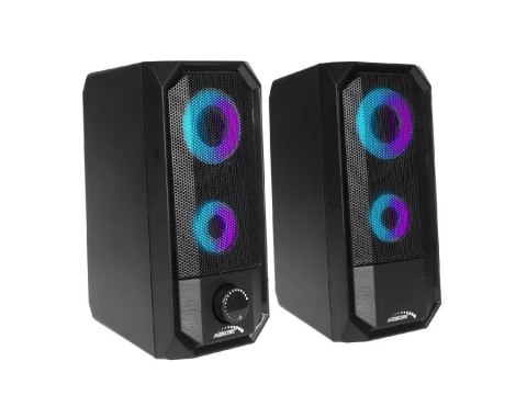 Głośniki Audiocore AC845 komputerowe bluetooth 4.2, 3.5mm mini jack, USB 5v czarne moc 10W - sterowanie dotykowe Głośniki Audiocore AC845 komputerowe bluetooth 4.2, 3.5mm mini jack, USB 5v czarne moc 10W - sterowanie dotykowe