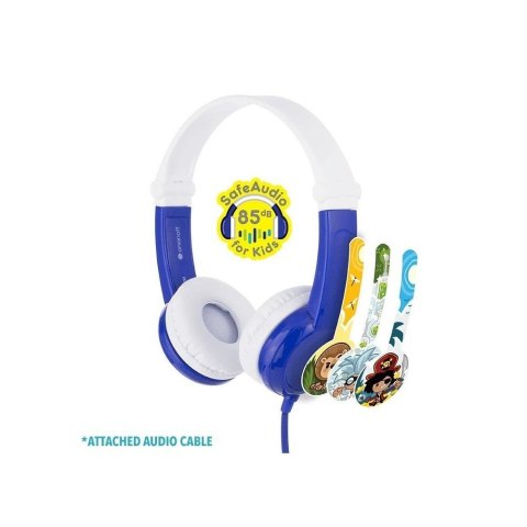 Słuchawki z mikrofonem BuddyPhones Connect Blue dla Dzieci 85dB Słuchawki z mikrofonem BuddyPhones Connect Blue dla Dzieci 85dB