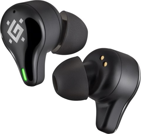 Słuchawki z mikrofonem Defender CyberDots 250 bezprzewodowe Bluetooth TWS czarne Słuchawki z mikrofonem Defender CyberDots 250 bezprzewodowe Bluetooth TWS czarne