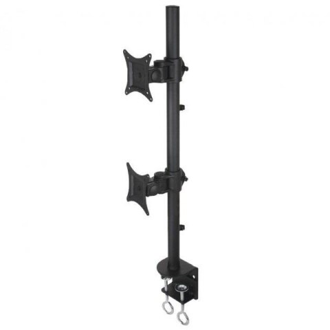 Uchwyt biurkowy Techly 13"-27", 2x10kg na 2 monitory regulowany Uchwyt biurkowy Techly 13"-27", 2x10kg na 2 monitory regulowany