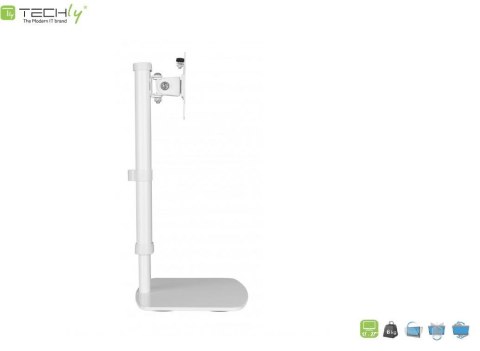 Uchwyt biurkowy Techly 17"-27", 6kg pionowy Uchwyt biurkowy Techly 17"-27", 6kg pionowy