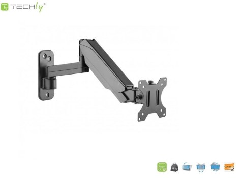 Uchwyt ścienny Techly 17"-32", 8kg Sprężyna Gazowa Uchwyt ścienny Techly 17"-32", 8kg Sprężyna Gazowa