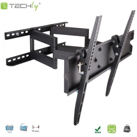 Uchwyt ścienny Techly 42"-70", 70kg obrotowy Uchwyt ścienny Techly 42"-70", 70kg obrotowy