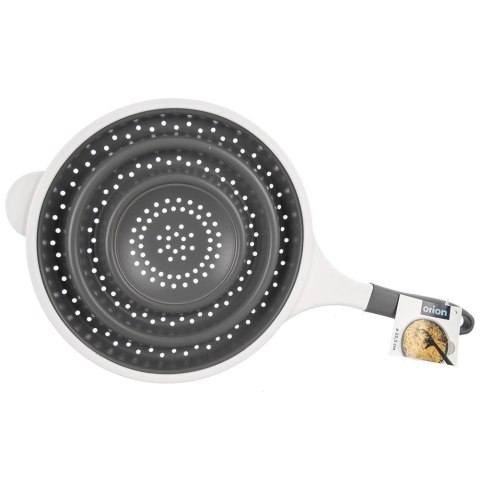 Cedzak Sitko z Uchwytem Kuchenne Silikonowe Składane Solidne ORION 25,5 cm