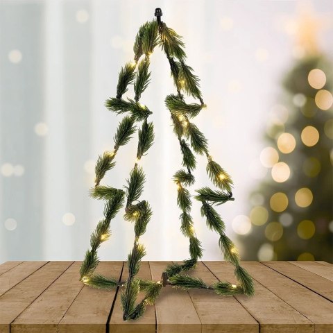 Choinka Ozdoba Świąteczna 30 LED Świecąca HOME STYLING COLLECTION 40 cm