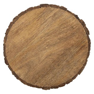 Deska Taca do Krojenia Serwowania Przekąsek Drewniana Okrągła ORION 30 cm