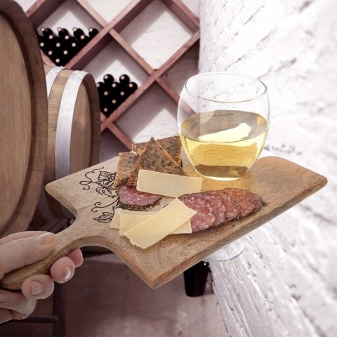 Deska do Krojenia Serwowania Przekąsek Przystawek Drewniana ORION 29,5x15cm