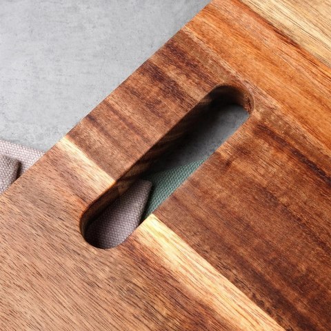 Deska do krojenia drewniana 40x25 cm