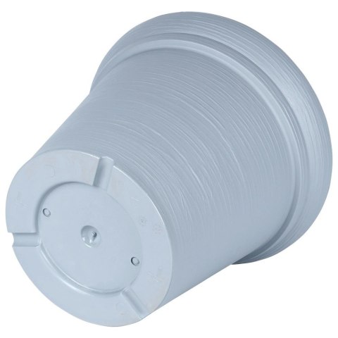 Doniczka Ogrodowa Imitacja Kamienia Plastikowa Szara Okrągła VILDE 38x34 cm