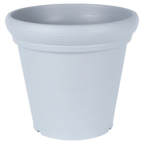 Doniczka Ogrodowa Imitacja Kamienia Plastikowa Szara Okrągła VILDE 38x34 cm