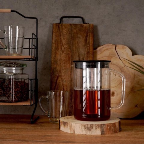Dzbanek z Zaparzaczem do Herbaty Napary Szklany Żaroodporny ORION 1,6 l