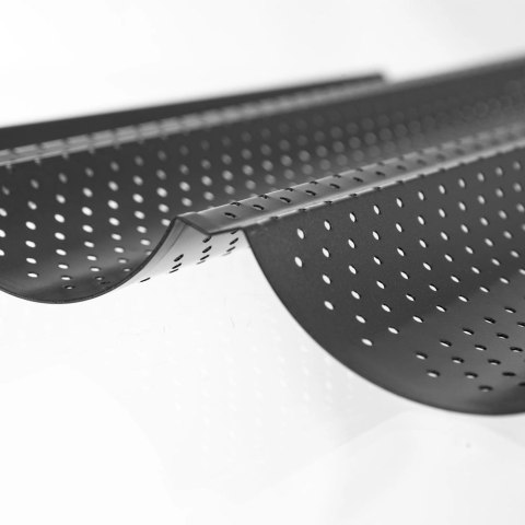 Forma Blacha do Bagietek Stalowa na 3 szt. Solidna ORION 38 cm