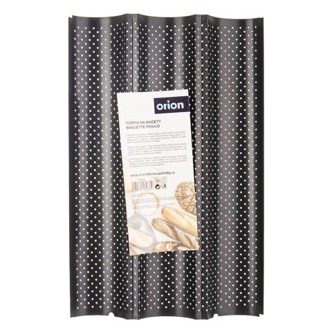 Forma Blacha do Bagietek Stalowa na 3 szt. Solidna ORION 38 cm