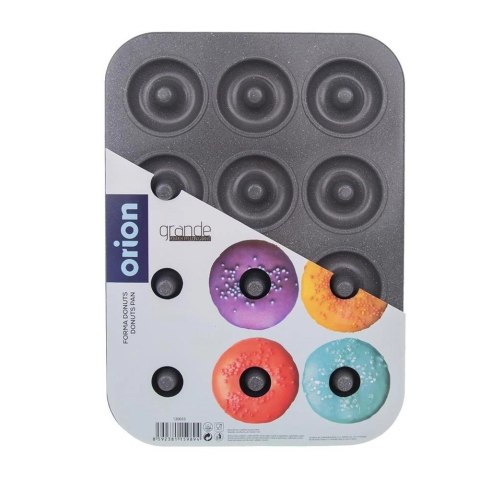 Forma Foremka do Pieczenia Pączków 12 Otworów Stalowa ORION 40x28,5x3 cm