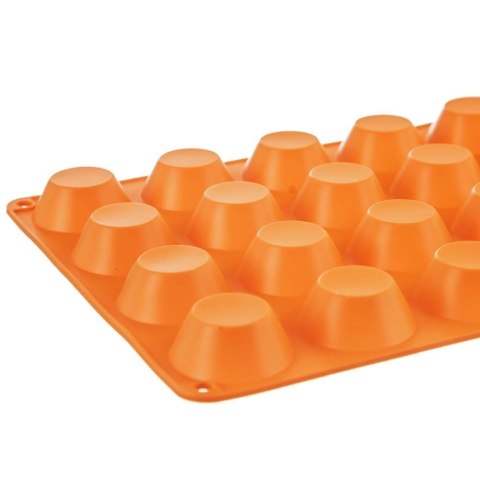 Forma do Pieczenia 20 Muffinek Babeczek Silikonowa Brązowa ORION 29x23,5 cm