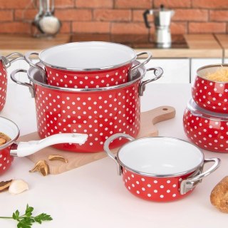 Garnek emaliowany TECKA 14 cm, 650 ml