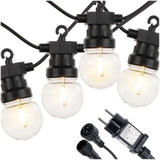 Girlanda Ogrodowa Dekoracyjna Żarówka Lampki LED VILDE 9,5 m 20 szt.