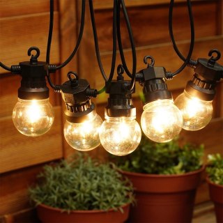 Girlanda Ogrodowa Dekoracyjna Żarówka Lampki LED VILDE 9,5 m 20 szt.