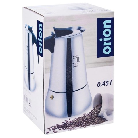 Kawiarka na Gaz Ciśnieniowa Stalowa Włoska Solidna Trwała ORION 450 ml