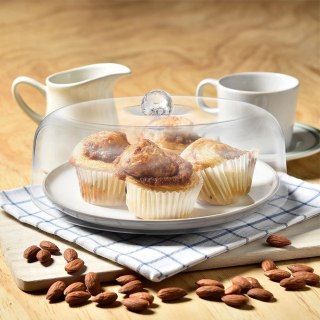 Klosz Pojemnik Talerz z Pokrywą na Ciasto Przekąski Ochronny ORION 29,5 cm